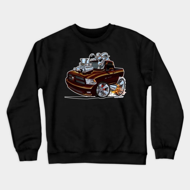 RAM IT Dodge Ram Truck Crewneck Sweatshirt by vincecrain